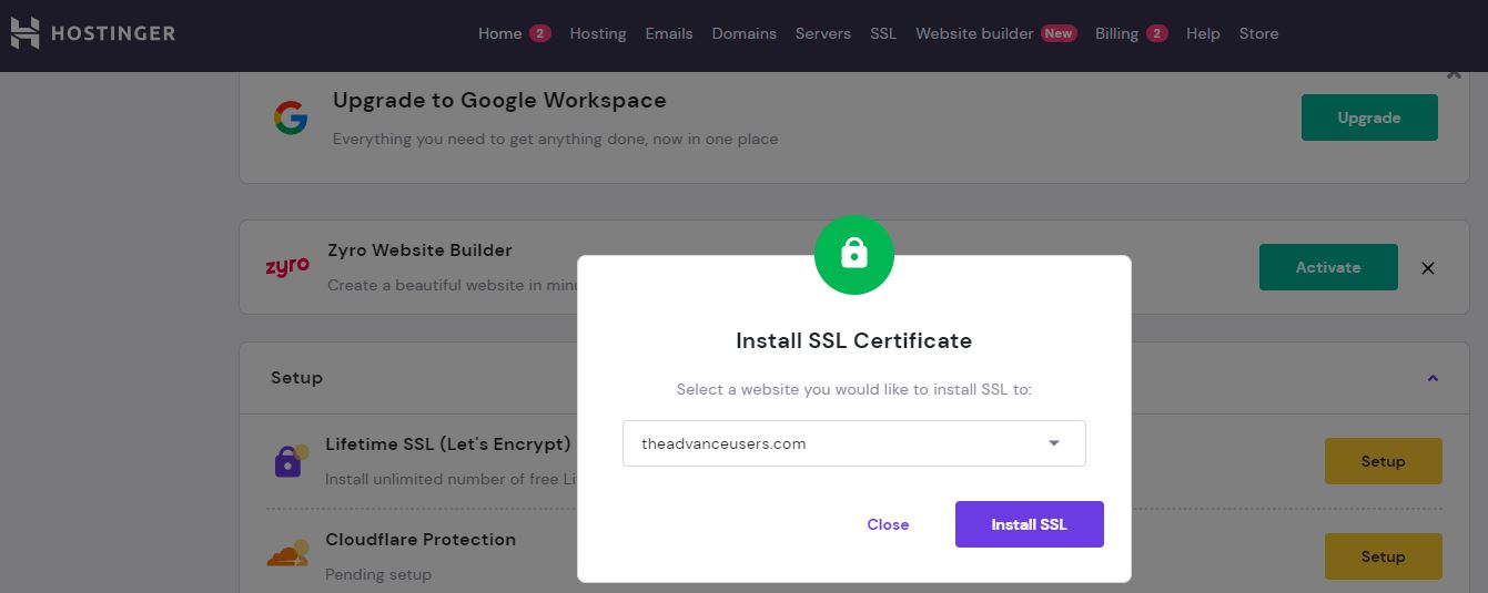 Install SSL lets encrypt in WordPress