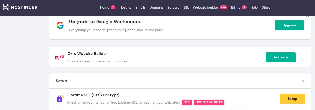 Lifetime SSL lets encrypt